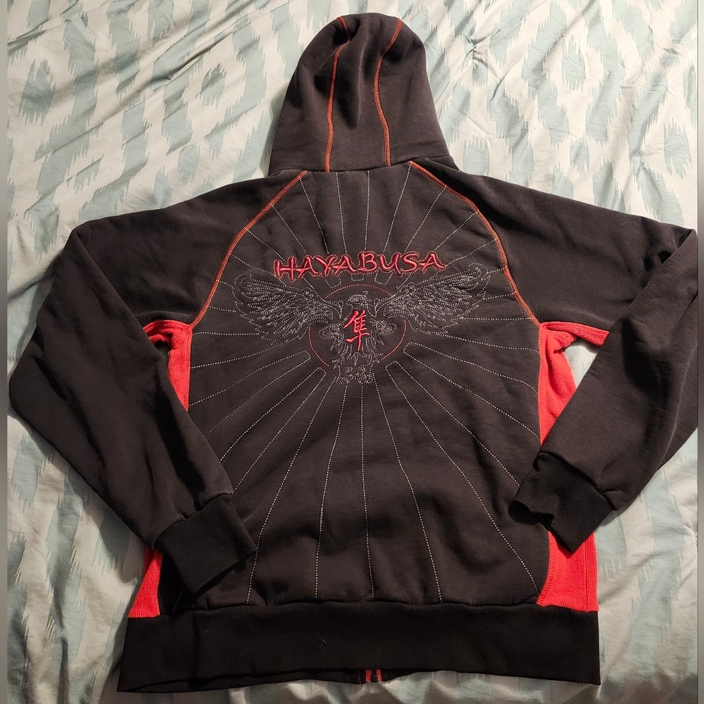 HAYABUSA Heavy Weight Zip Cotton/Poly Hoodie‎ with Fleece Lining